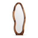 Greer Modern Full Length Dressing Mirror in Walnut170x70cm on a white background