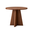 Astrid Nordic Round Side Table on a white background
