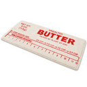 Butter Print Plush Accent Rug in Red on a white background