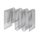 Quinn Modern Wire Magazine & Book Rack on a white background