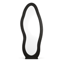 Greer Modern Full Length Dressing Mirror in black 170x70cm on a white background