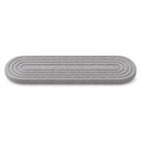 Diatomite Stone Sink Tray in Grey on a white background
