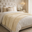 Henrik Bamboo Waffle Throw Blanket - Raised Waffle Knit Texture, 63 x 51 Inches, Lightweight and Breathable for Couch or Bed