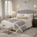 Vanya Wool Cashmere Throw Blanket - Fine Woven Blend, 52 x 71 Inches, Lightweight and Insulating for Couch or Bed