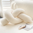 Wilder Knotted Bolster Cushion - Tied Tube Form, 3.9 x 63 Inches, Long Bolster for Sofa and Bed