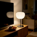 Hesper Pumpkin Shaped Frosted Glass Table Lamp