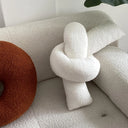 Wilder Knotted Bolster Cushion - Tied Tube Form, 3.9 x 63 Inches, Long Bolster for Sofa and Bed
