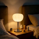 Hesper Pumpkin Shaped Frosted Glass Table Lamp