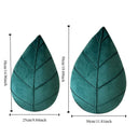Adair Leaf Shaped Pillow - PP Cotton Fill, 15 x 9.8 and 19.7 x 11.8 Inches, Two Sizes for Sofa and Bed