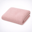 Rafferty Cotton Knit Throw Blanket - Soft Textured Knit, 52 x 63 Inches, Lightweight and Breathable for Couch or Bed