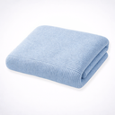 Rafferty Cotton Knit Throw Blanket - Soft Textured Knit, 52 x 63 Inches, Lightweight and Breathable for Couch or Bed