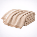 Oscar Knit Blend Throw Blanket - Herringbone Weave Texture, 67 x 51 and 86 x 51 Inches, Breathable for Couch or Bed