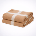 Vanya Wool Cashmere Throw Blanket - Fine Woven Blend, 52 x 71 Inches, Lightweight and Insulating for Couch or Bed