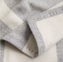 Vanya Wool Cashmere Throw Blanket - Fine Woven Blend, 52 x 71 Inches, Lightweight and Insulating for Couch or Bed