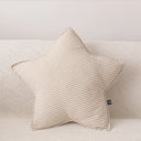 Callum Cloud and Star Cotton Linen Cushion - PP Fill, 19.7 x 19.7 Inches, Five Shapes for Sofa and Bed