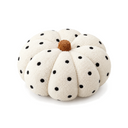 Nordic Pumpkin Shaped Cushion in Wave Point on a white background