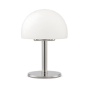 Lysander Glass Dome Table Lamp, shown unlit on a white background