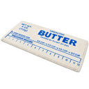 Butter Print Plush Accent Rug in Blue on a white background