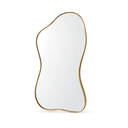 Sable Sculptural Irregular Full Length Mirror on a white background